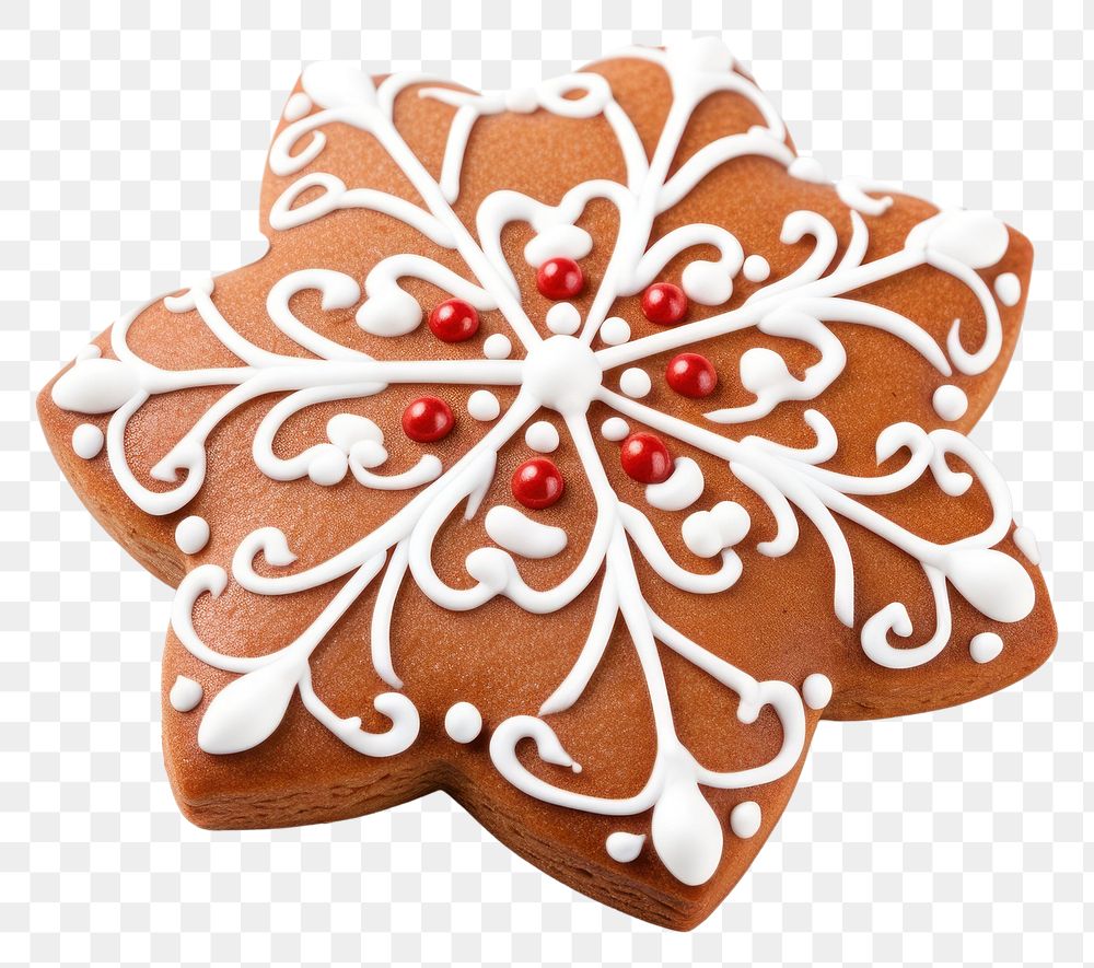 PNG Gingerbread dessert cookie icing. | Free PNG - rawpixel