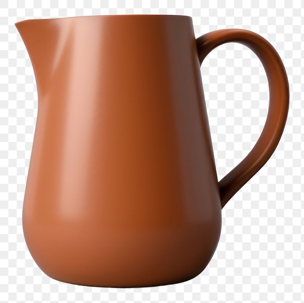 PNG  Jug cup mug white background. AI generated Image by rawpixel.