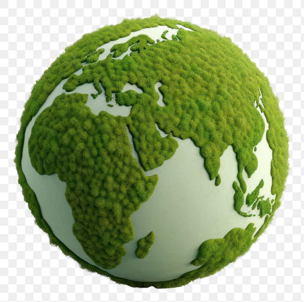 PNG  Green sphere planet globe. AI generated Image by rawpixel.