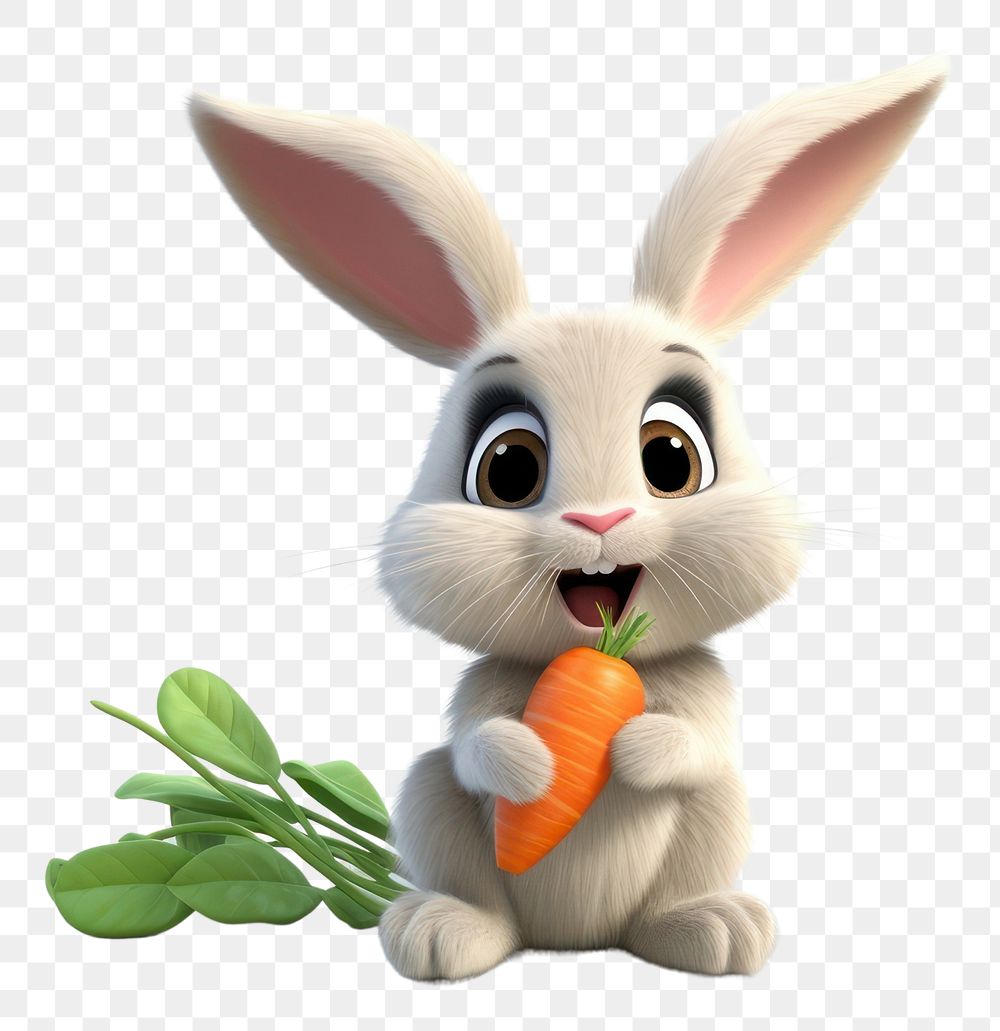 PNG Carrot vegetable cartoon animal. AI generated Image by rawpixel.
