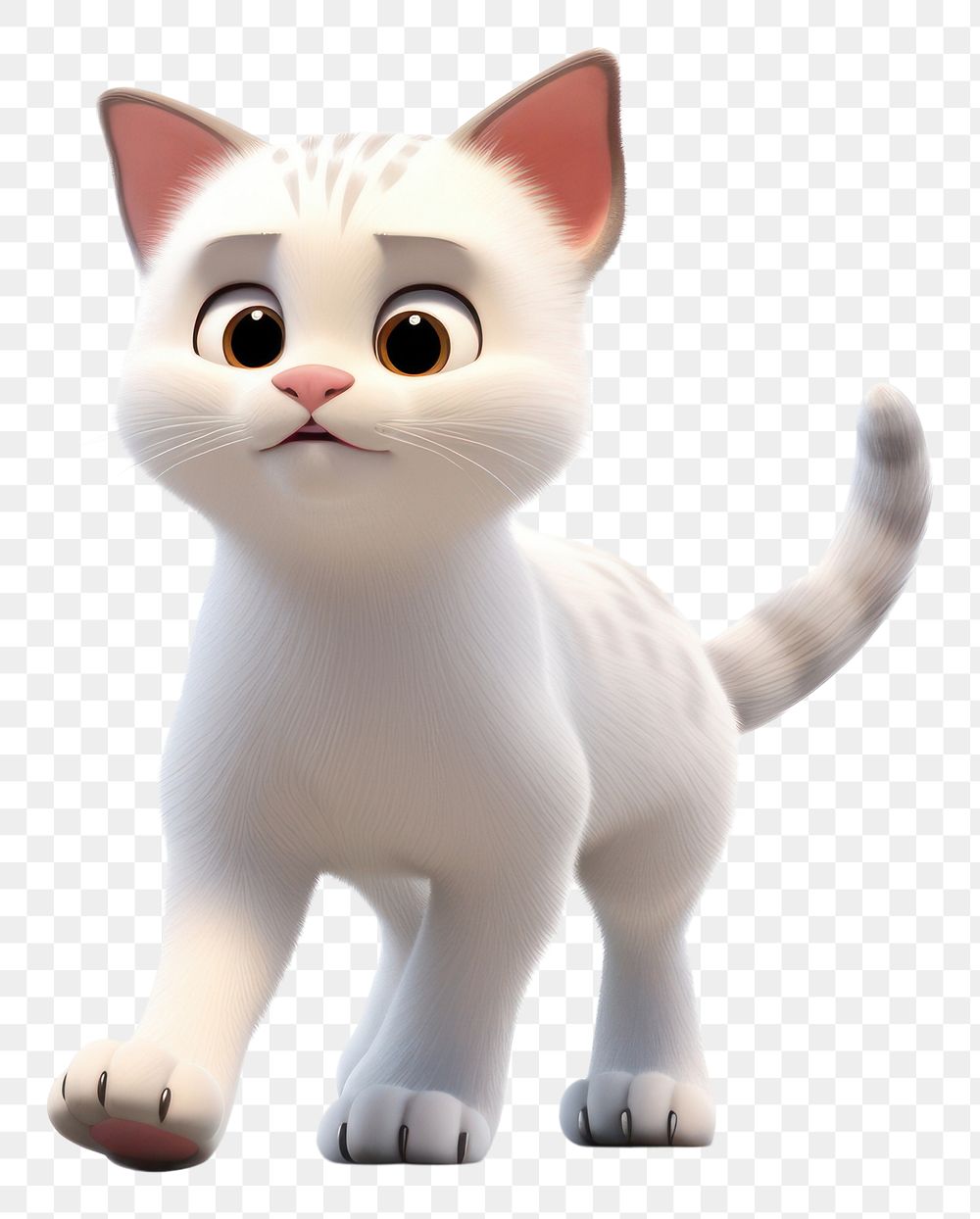 PNG Cartoon animal mammal kitten. AI generated Image by rawpixel.