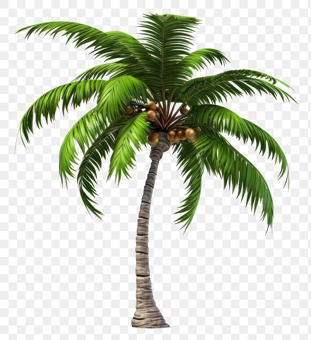 PNG Tree coconut plant coconut palm tree. AI generated Image by rawpixel.