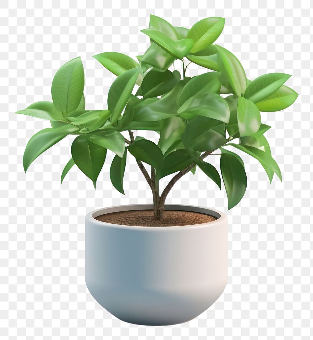 PNG Plant vase leaf  