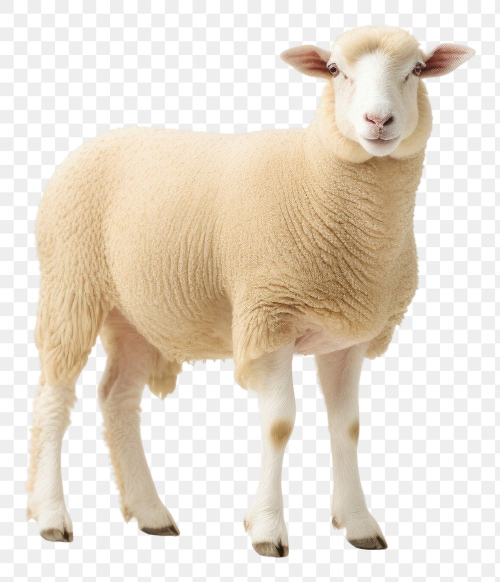 PNG Sheep livestock portrait animal. AI generated Image by rawpixel.