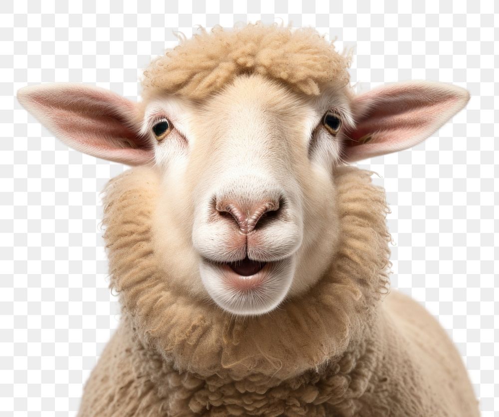 PNG Sheep livestock portrait animal. AI generated Image by rawpixel.