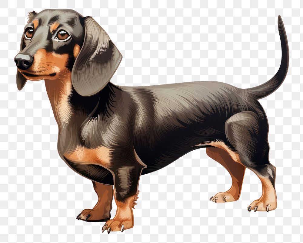 PNG Dog dachshund animal mammal. 