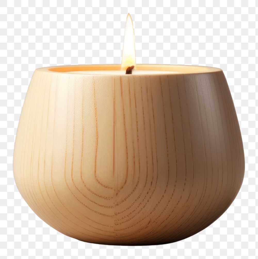 PNG Candle lighting wood illuminated. 