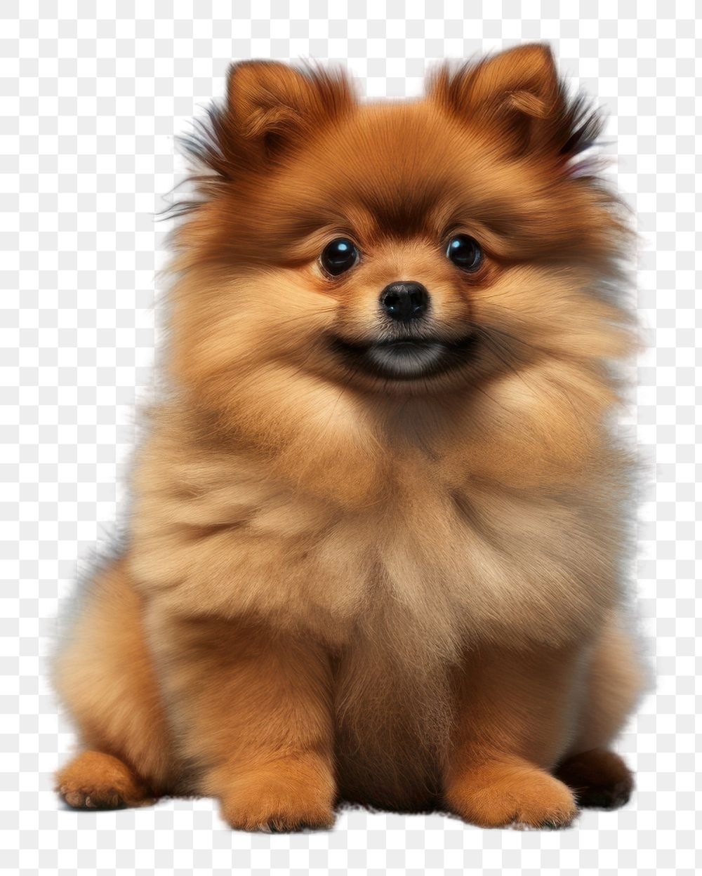 PNG  Pomeranian mammal animal puppy. AI generated Image by rawpixel.