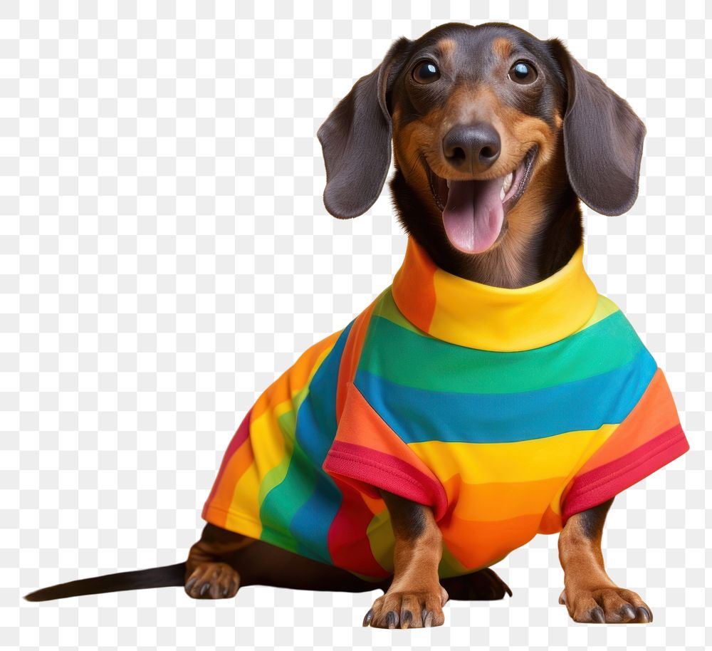 PNG  Pet dachshund animal mammal. AI generated Image by rawpixel.