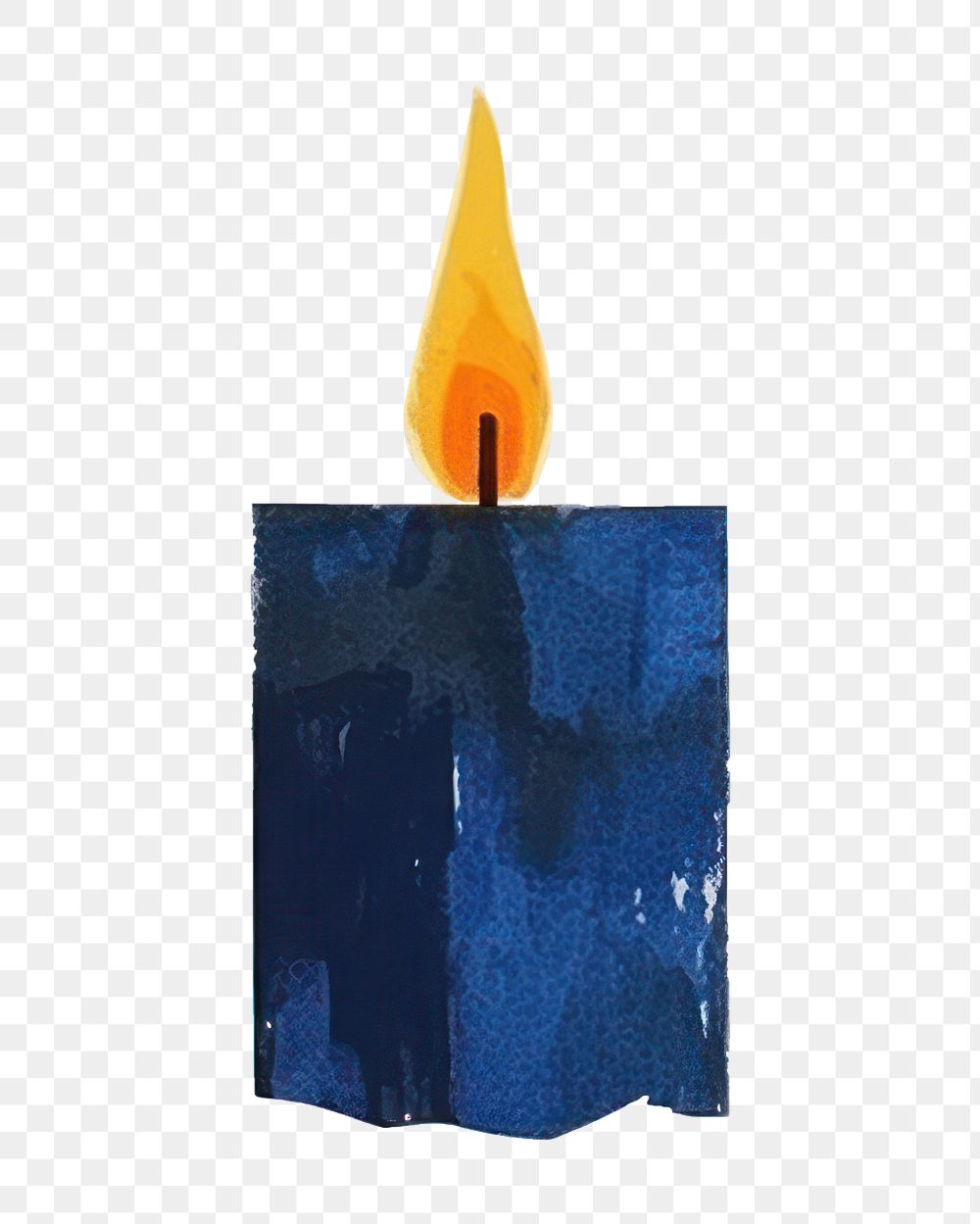 PNG Art painting candle paper. AI generated Image by rawpixel.