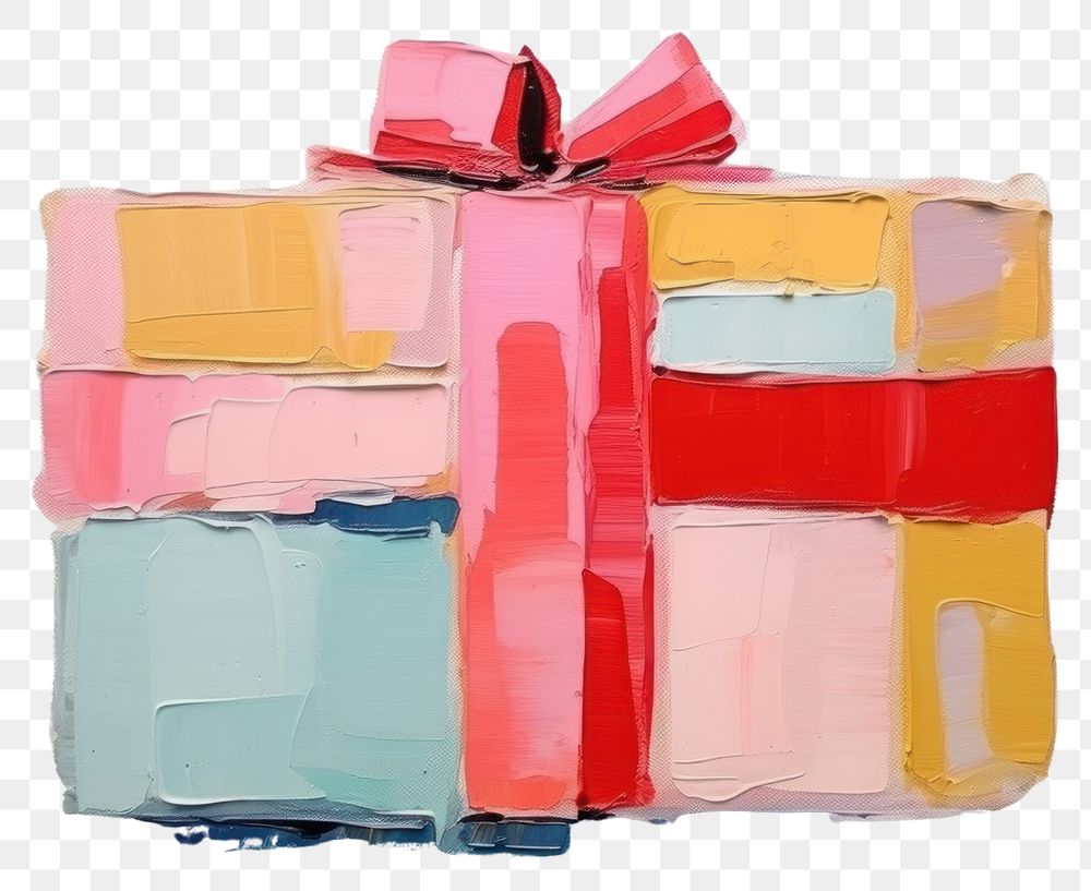 PNG Art abstract gift box. AI generated Image by rawpixel.