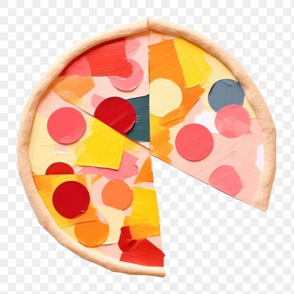 PNG Art pizza creativity pepperoni. AI generated Image by rawpixel.