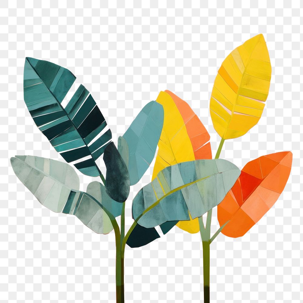 PNG Plant art painting leaf. 