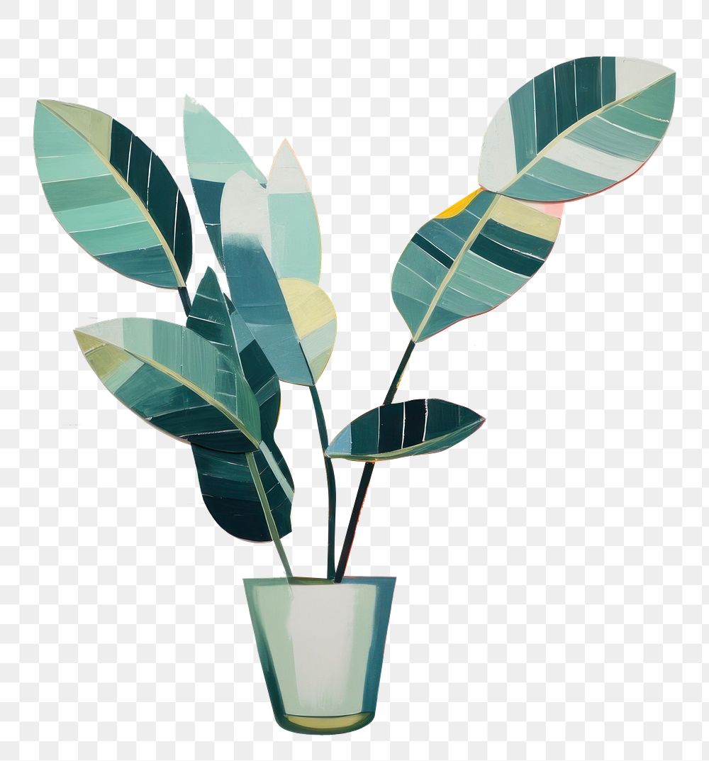 PNG Plant art painting leaf. 