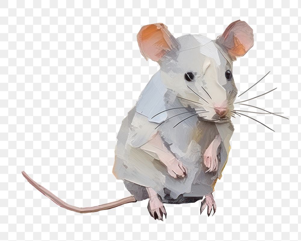 PNG Animal mammal rat art. AI generated Image by rawpixel.