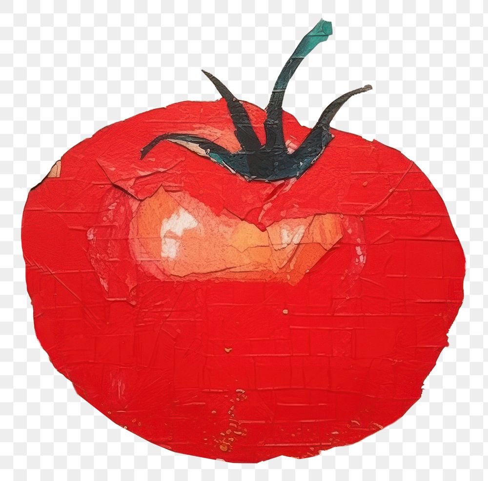 PNG Tomato food art creativity. AI generated Image by rawpixel.