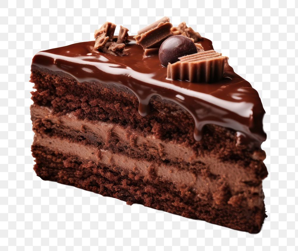 PNG Chocolate cake dessert cream. 