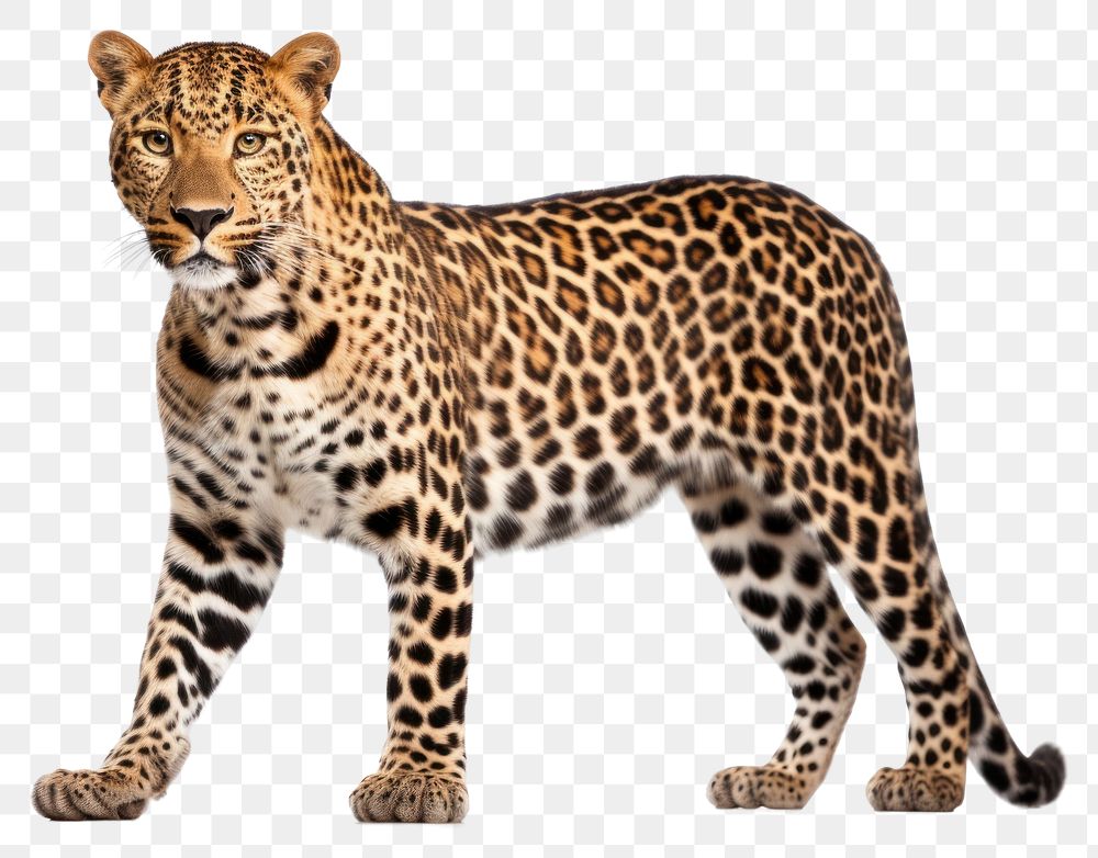 PNG Wildlife leopard mammal animal. AI generated Image by rawpixel.