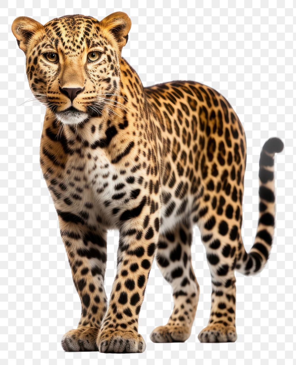 PNG Wildlife leopard cheetah animal. 