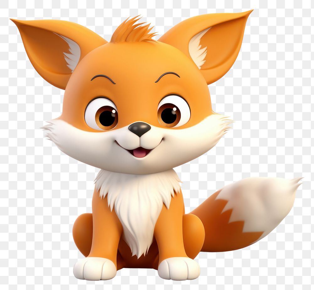 PNG Cartoon mammal animal fox. 