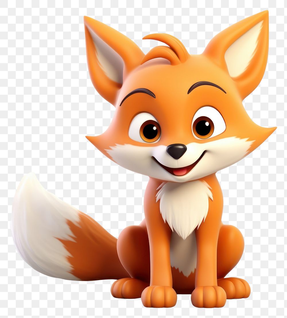 PNG Cartoon mammal animal fox. 