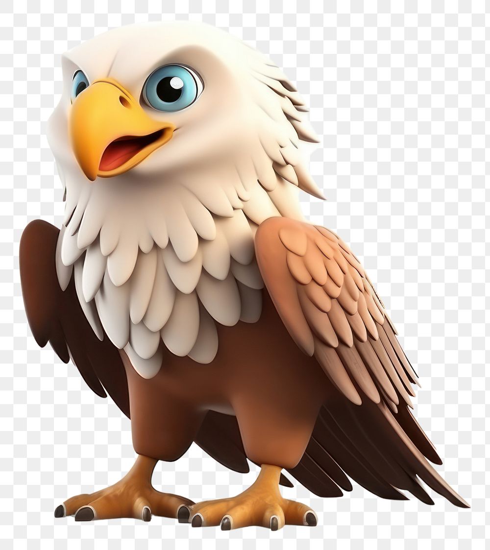 PNG Vulture cartoon animal eagle. AI generated Image by rawpixel.