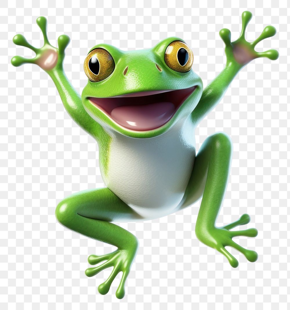 PNG Frog amphibian wildlife cartoon