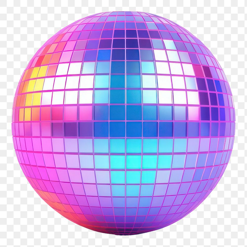 PNG Sphere purple disco 