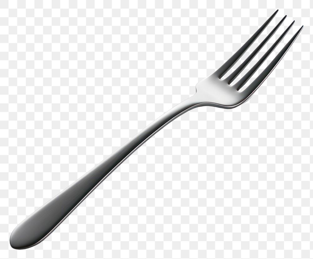 PNG Fork metal steel white background. AI generated Image by rawpixel.