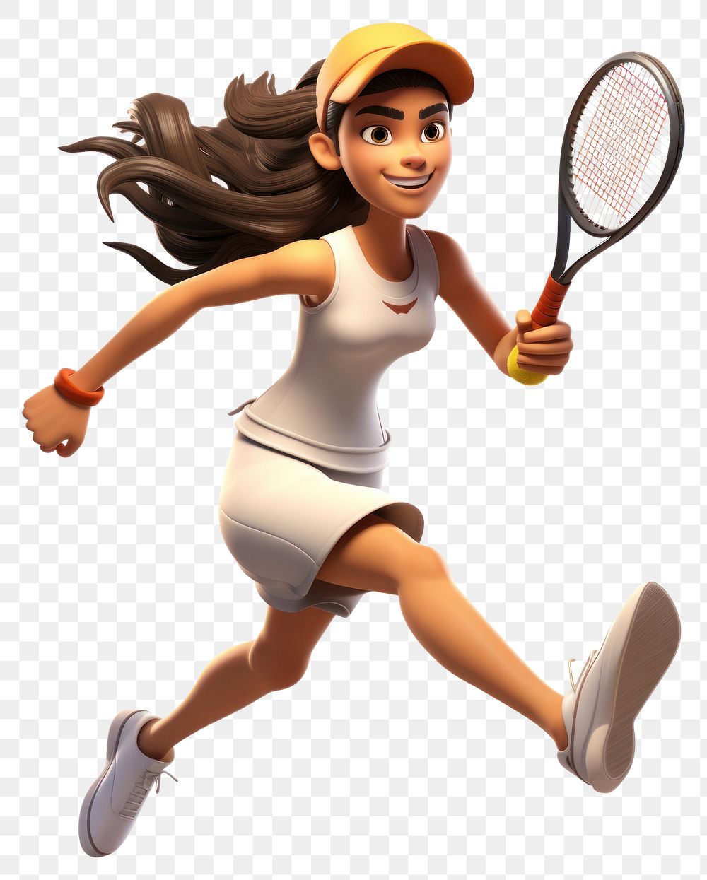 PNG Tennis cartoon sports racket. AI generated Image by rawpixel.