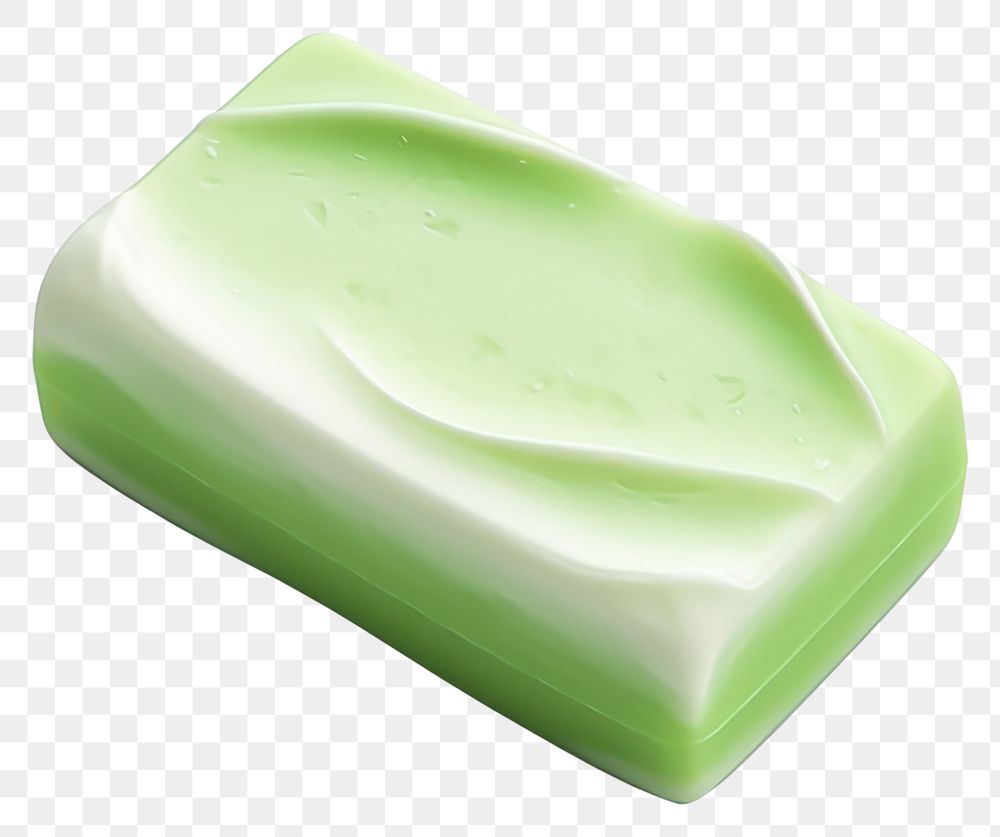 PNG Green white soap white background freshness gemstone. AI generated Image by rawpixel.