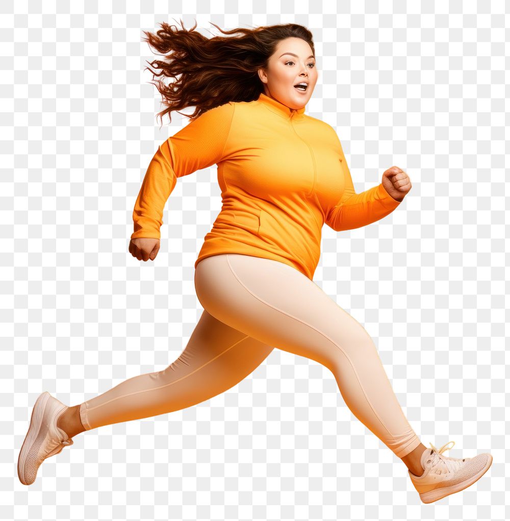 PNG Dancing running adult woman. AI generated Image by rawpixel.