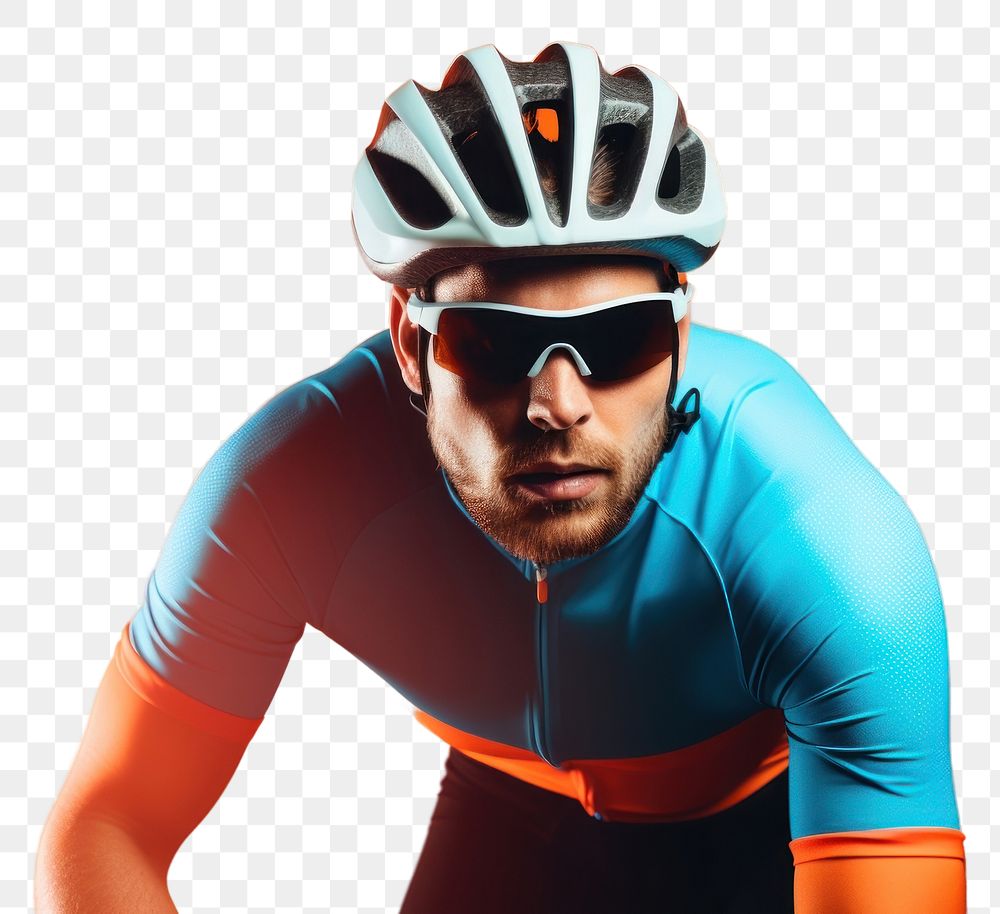 PNG Sunglasses portrait bicycle vehicle. AI generated Image by rawpixel.