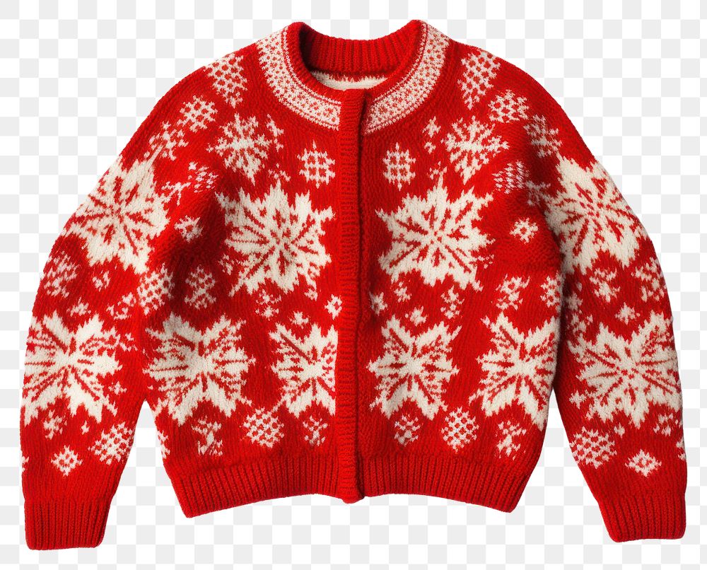 PNG Sweater sweatshirt christmas clothing. AI generated Image by rawpixel.