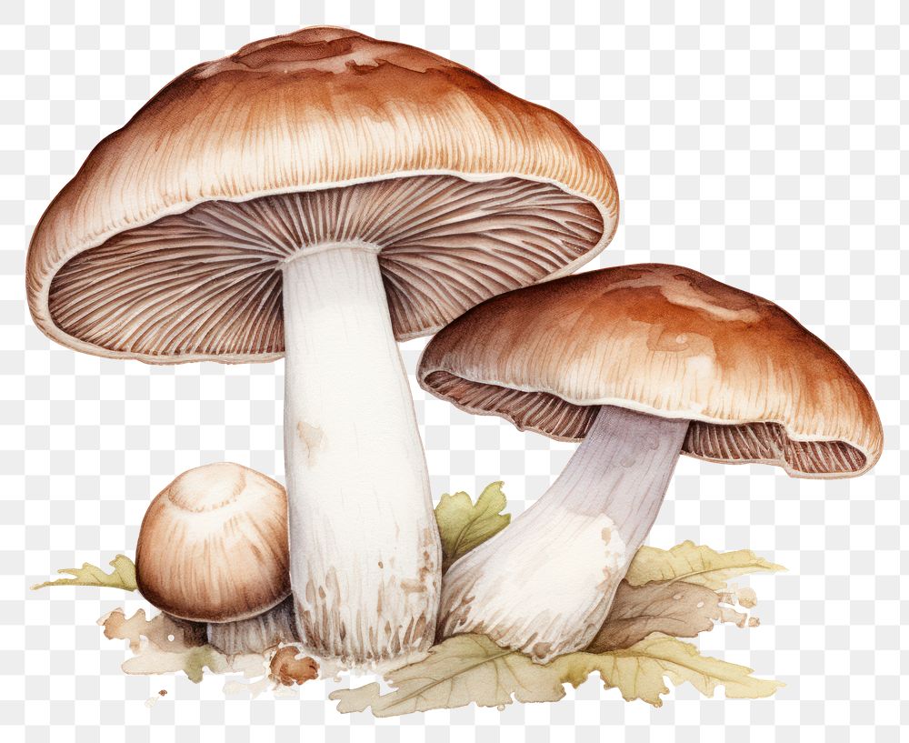 PNG Mushroom fungus agaric plant. AI generated Image by rawpixel.