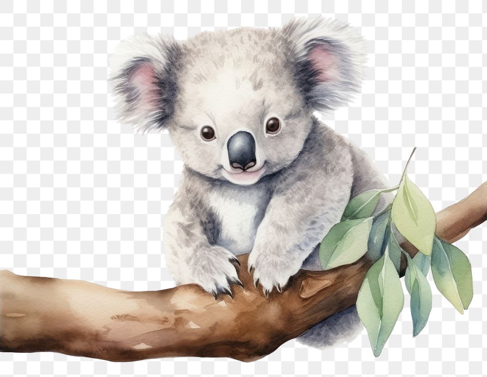 PNG Koala mammal representation creativity. 