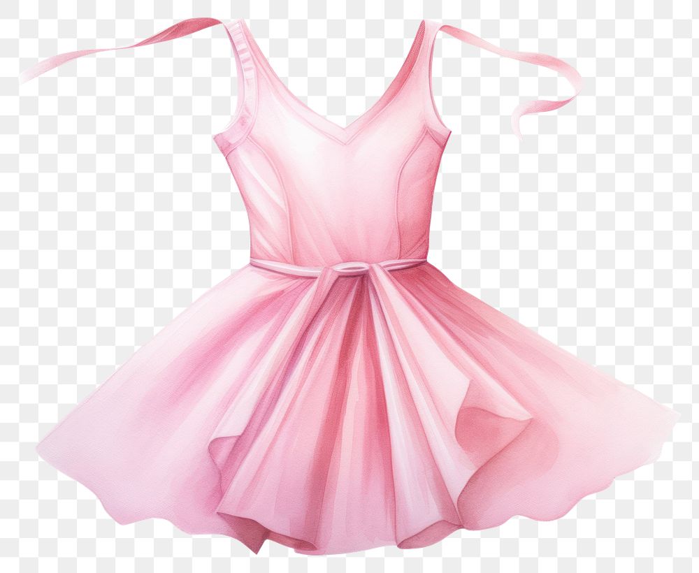 PNG Fashion ballet dress pink. | Free PNG - rawpixel