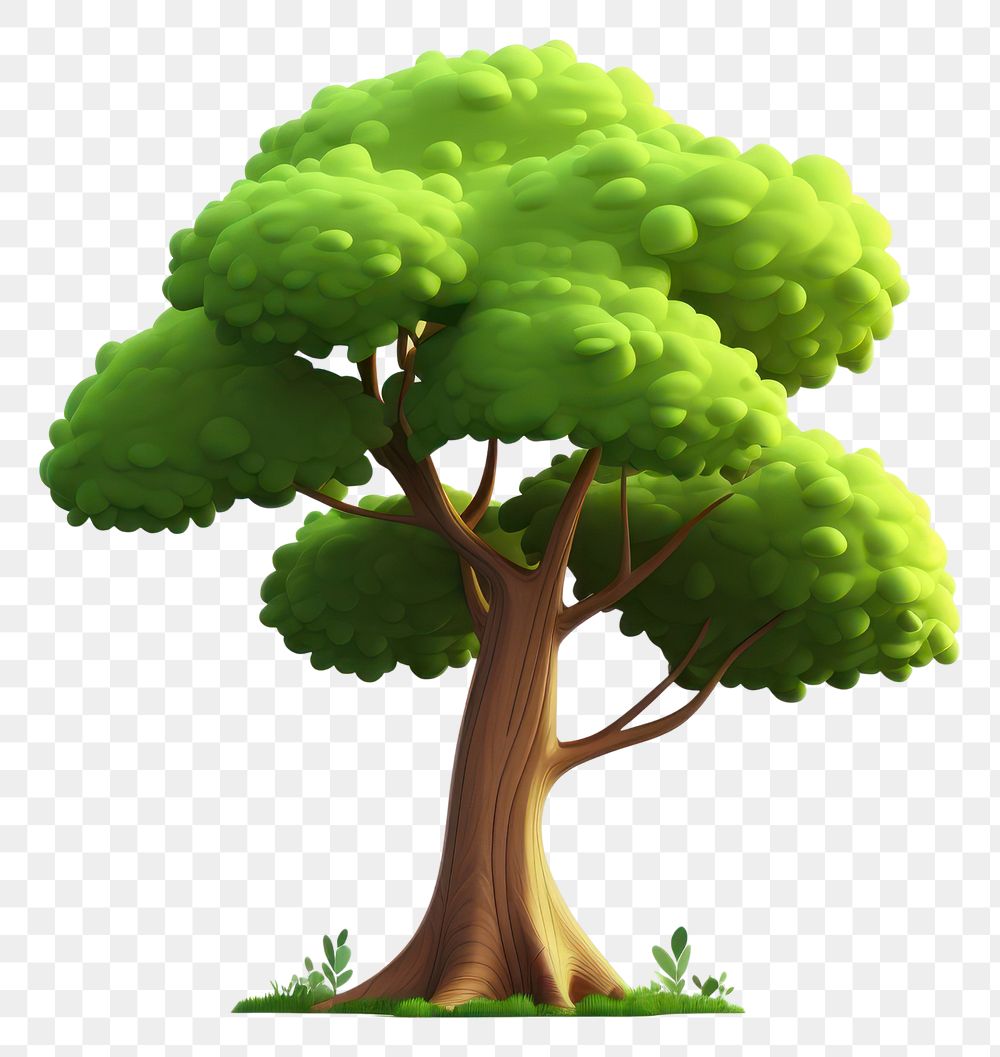 PNG Tree plant green art. AI generated Image by rawpixel.