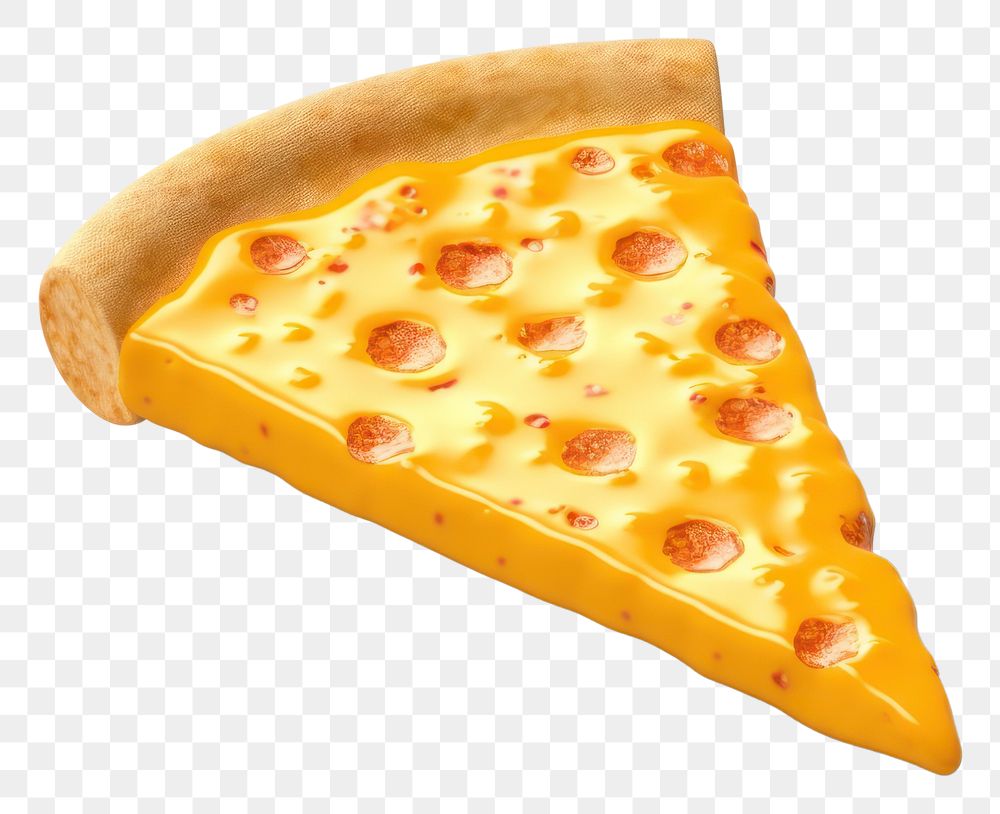 PNG Cheese pizza food transparent background. AI generated Image by rawpixel.