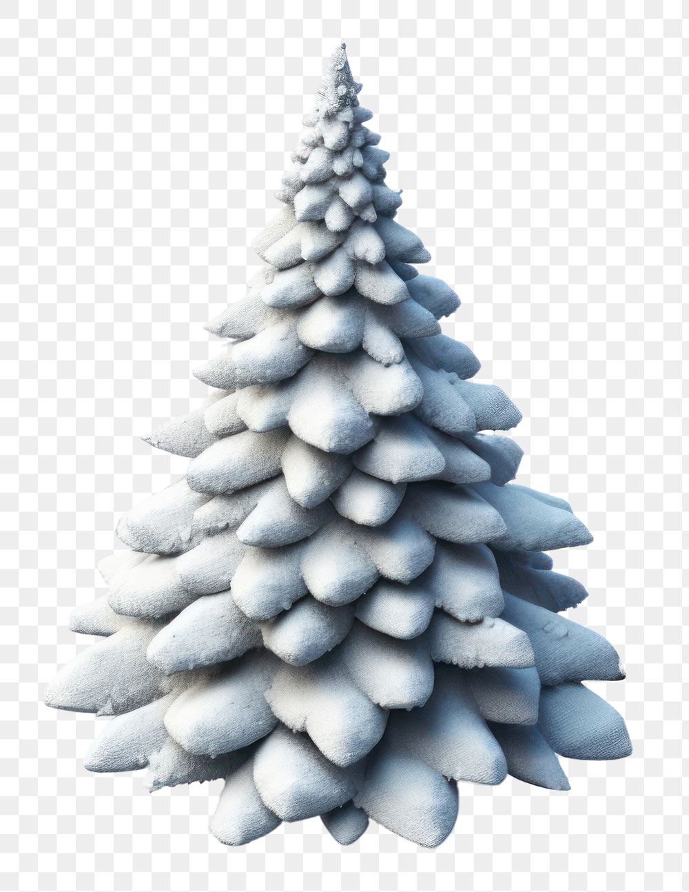 PNG Christmas tree snow outdoors. AI generated Image by rawpixel.