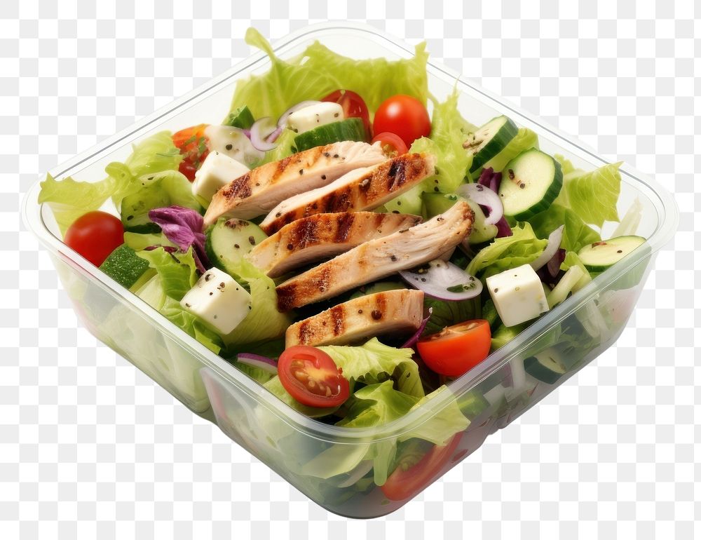 PNG Salad lunch food meal. AI generated Image by rawpixel.