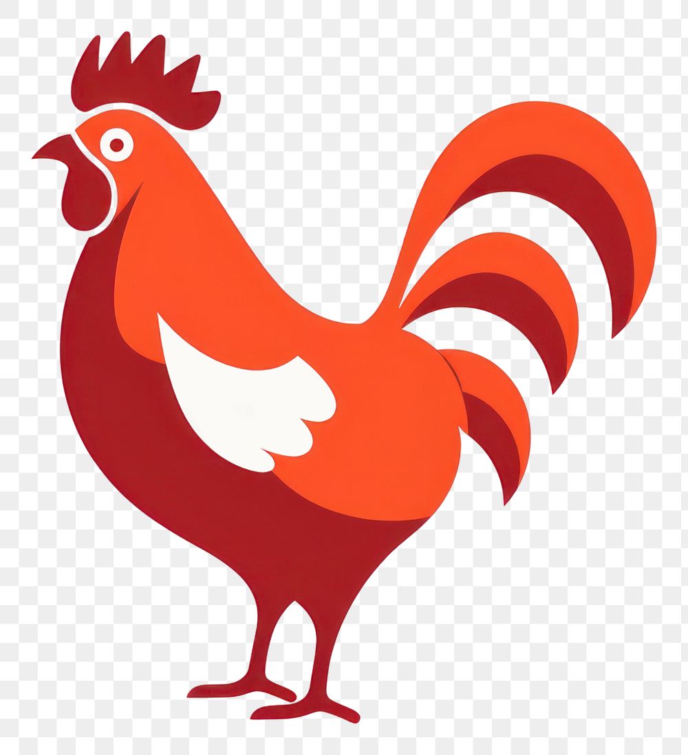 PNG  Chicken poultry animal bird. AI generated Image by rawpixel.