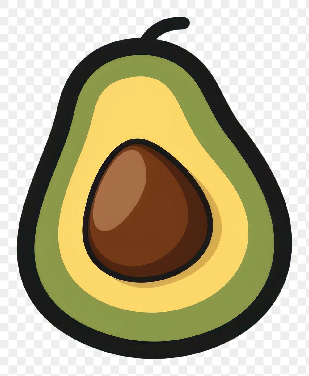 PNG Avocado fruit food freshness. AI generated Image by rawpixel.