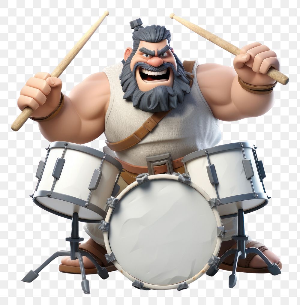 PNG Drummer drums percussion musician. AI generated Image by rawpixel.