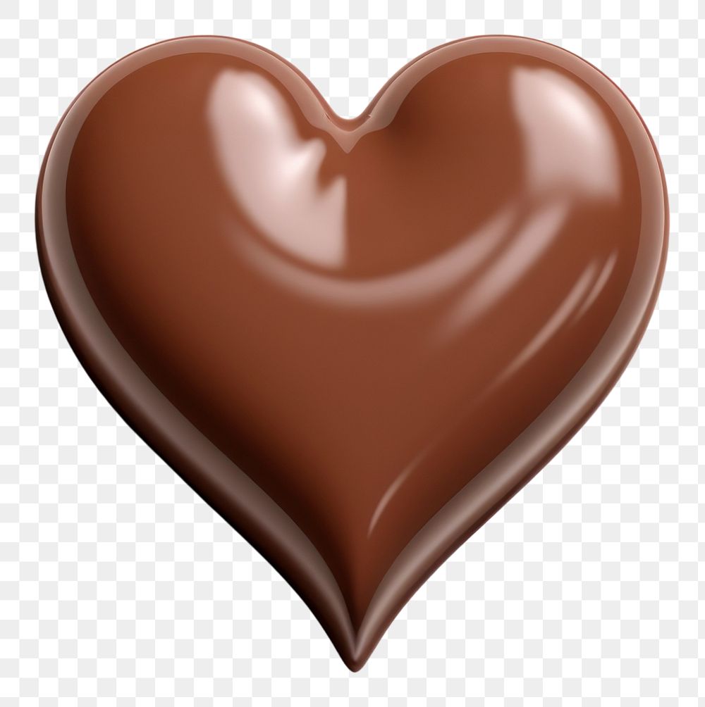 PNG Chocolate shape heart food. 