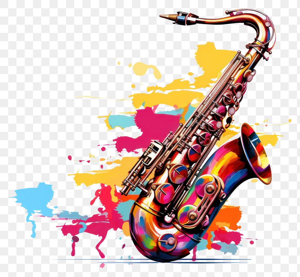 PNG Saxophone  transparent background