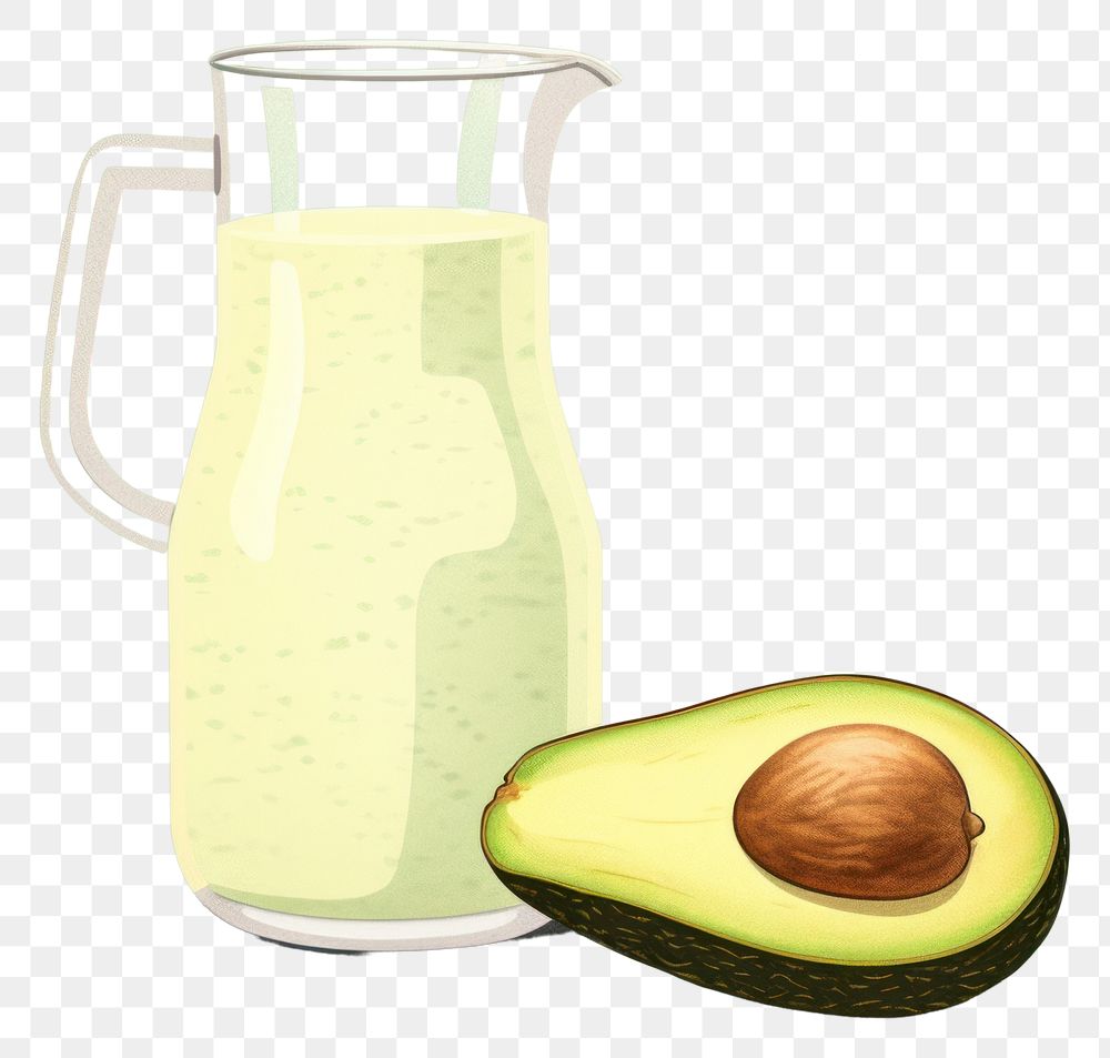 PNG Avocado drink fruit food. AI generated Image by rawpixel.