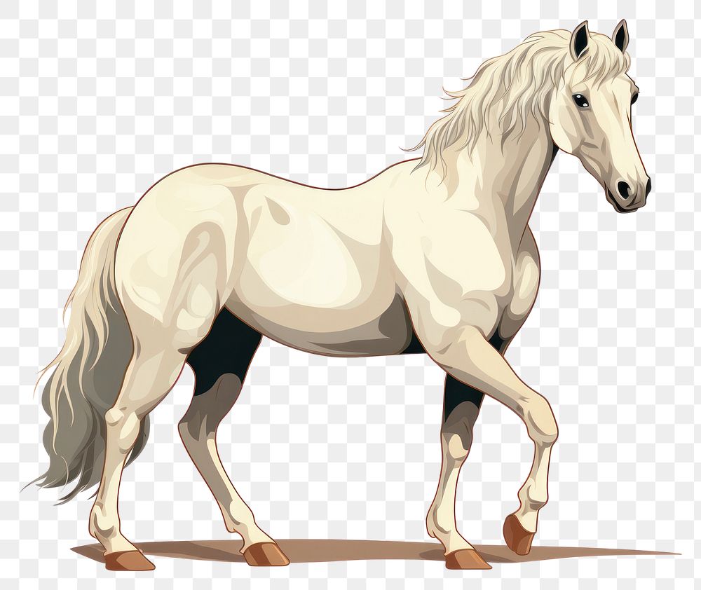 PNG Horse stallion animal mammal transparent background