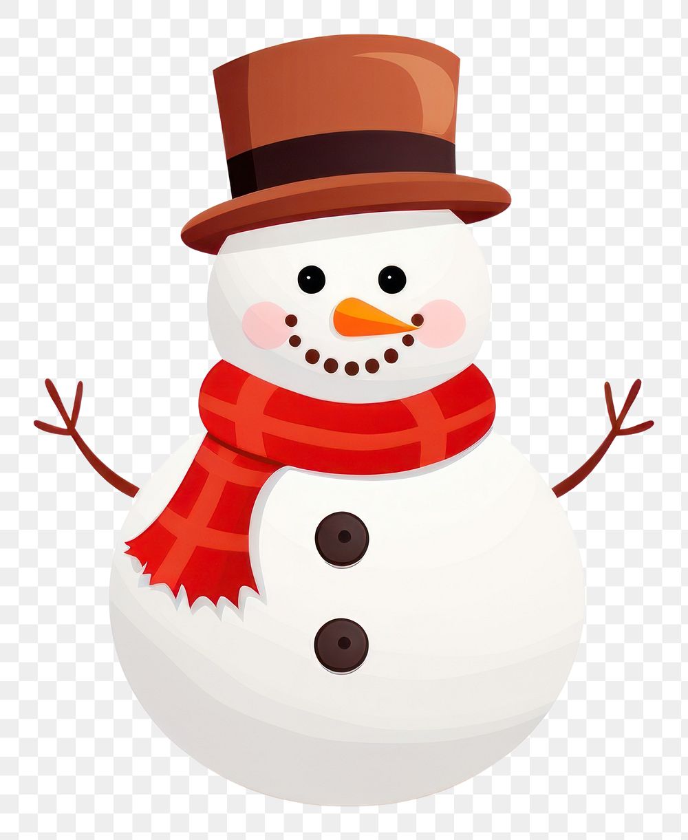 PNG Snowman winter transparent background