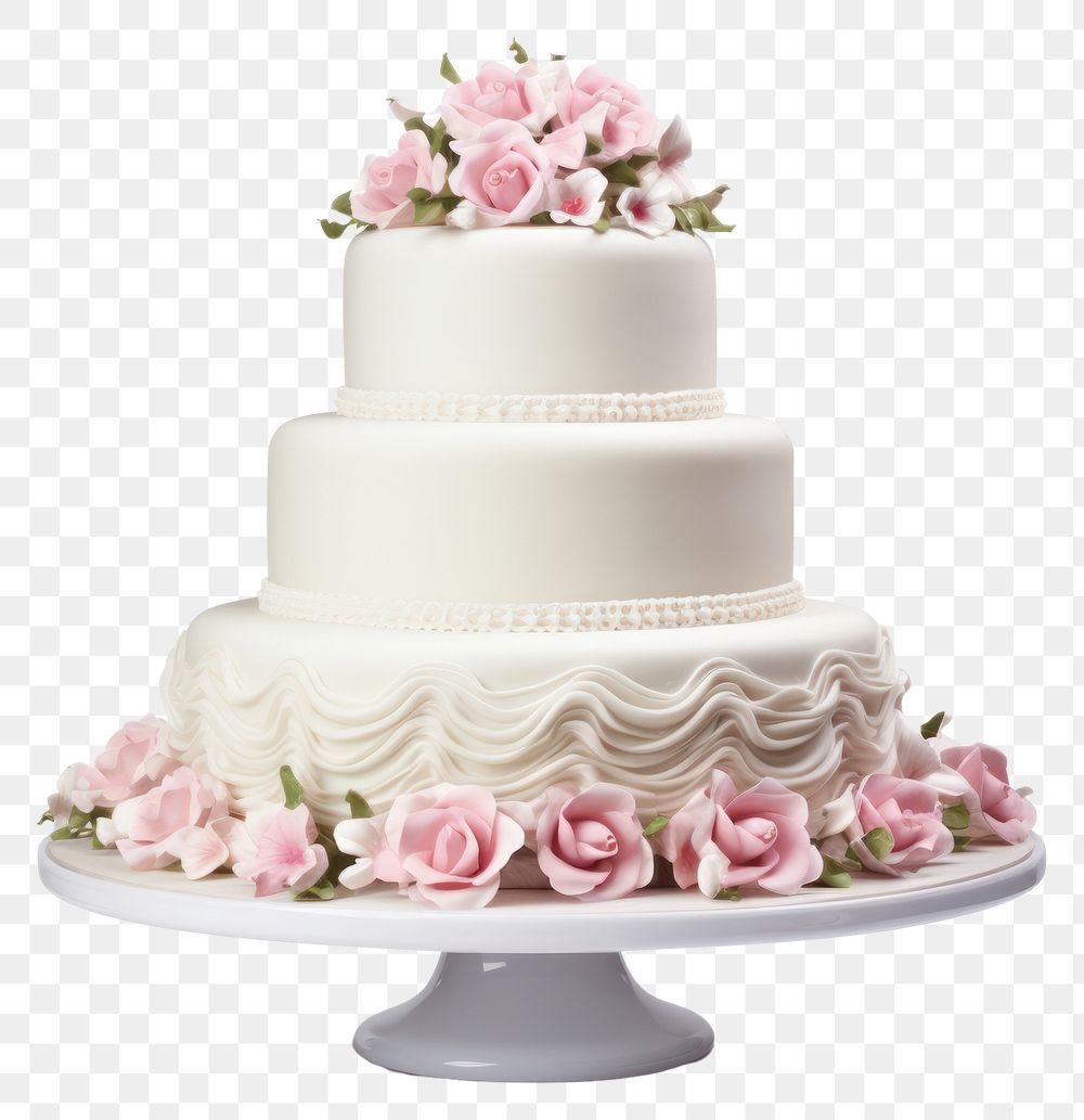 PNG Wedding cake dessert cream transparent background